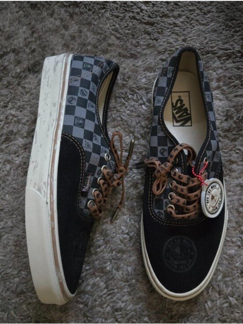 Vans Authentic Skate Men 10 Space Molly Black Grey Popmart 0926